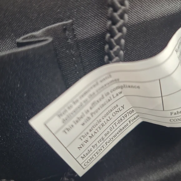 Vintage Le Château Black Satin Evening Clutch Bag w Bow | Formal Prom Wedding - Picture 11 of 16